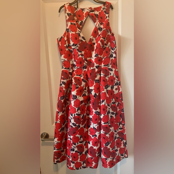 NWT Long Tall Sally Size 10 Poppy Fit & Flare Dress - Picture 2 of 8